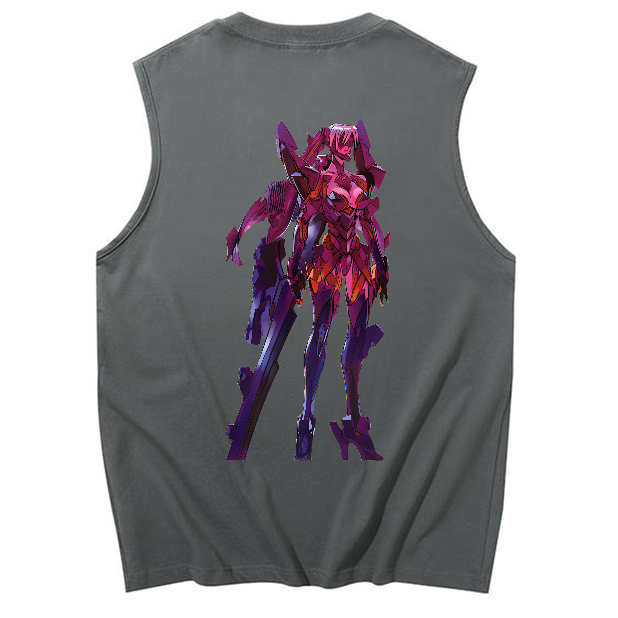 （画像用） EVA 新世紀エヴァンゲリオン コットン100％タンクトップ（背面プリント）